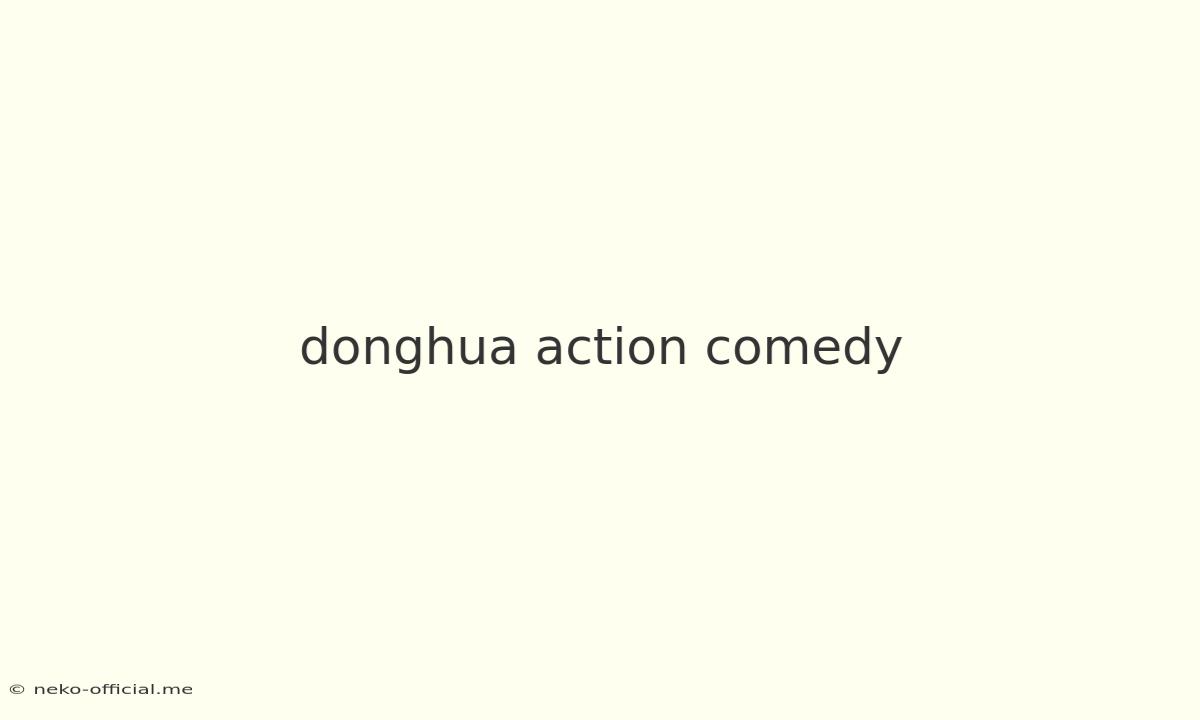 Donghua Action Comedy