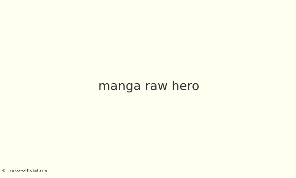 Manga Raw Hero