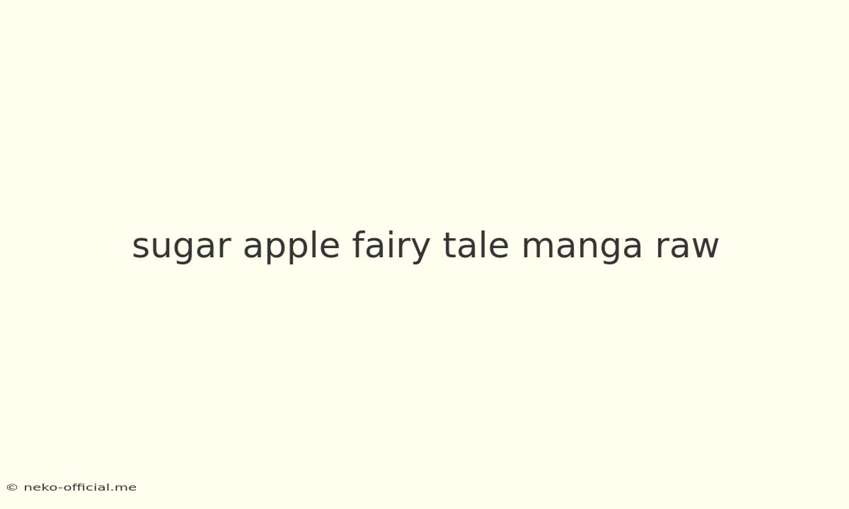 Sugar Apple Fairy Tale Manga Raw